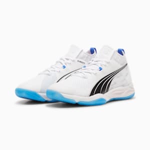 Eliminate NITRO™ SQD Court Shoes, PUMA White-Bluemazing-PUMA Black, extralarge