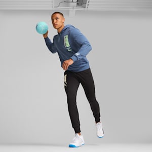 Accelerate Turbo Men's Indoor Shoes, PUMA White-Bluemazing, extralarge