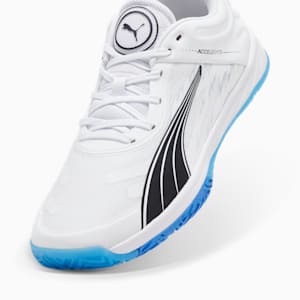 Accelerate Turbo Men's Indoor Shoes, PUMA White-Bluemazing, extralarge