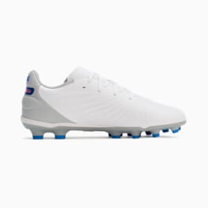 キッズ キング マッチ HG+ミッド サッカースパイク 20-24.5cm, PUMA White-Bluemazing-Flat Light Gray, extralarge-JPN