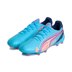 メンズ キング アルティメット VOL UP FG/AG サッカースパイク, Luminous Blue-Poison Pink-Blazing Blue, extralarge-JPN