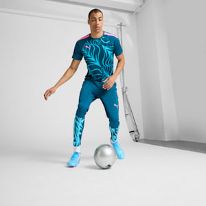 Botines de fútbol para hombre suelo firme/suelo artificial KING ULTIMATE VOLUME UP, Luminous Blue-Poison Pink-Blazing Blue, extralarge