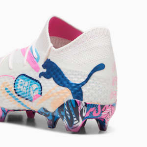 Tacos de fútbol FUTURE 7 ULTIMATE FG/AG, PUMA White-Luminous Blue-Poison Pink-Fizzy Melon-Bluemazing, extralarge