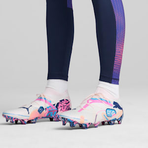 Tacos de fútbol FUTURE 7 ULTIMATE FG/AG, PUMA White-Luminous Blue-Poison Pink-Fizzy Melon-Bluemazing, extralarge