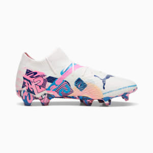 Tacos de fútbol FUTURE 7 ULTIMATE FG/AG, PUMA White-Luminous Blue-Poison Pink-Fizzy Melon-Bluemazing, extralarge