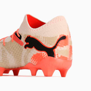 FUTURE 7 ULTIMATE Goalkeeper Firm Ground /Artifical Ground Men's Soccer Cleats, Alpine Snow-PUMA Black-Toasted Almond-Neon Sun, extralarge