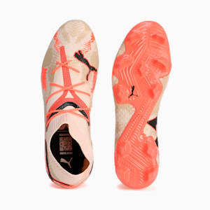 FUTURE 7 ULTIMATE Goalkeeper Firm Ground /Artifical Ground Men's Soccer Cleats, Alpine Snow-PUMA Black-Toasted Almond-Neon Sun, extralarge