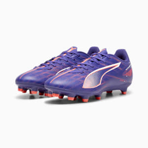 ULTRA 5 PLAY Firm Ground/Artificial Ground Women's Soccer Cleats, Lapis Lazuli-PUMA White-Sunset Glow, extralarge