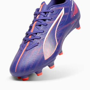 Chaussures de soccer à crampons pour terrain dur/terrain artificiel ULTRA 5 PLAY Homme, Lapis Lazuli-PUMA White-Sunset Glow, extralarge