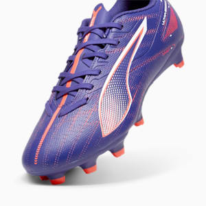 ULTRA 5 PLAY Firm Ground/Artificial Ground Women's Soccer Cleats, Lapis Lazuli-PUMA White-Sunset Glow, extralarge