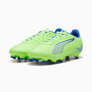 ULTRA 5 PLAY Firm Ground/Artificial Ground Women's Soccer Cleats, Fizzy Apple-PUMA White-Bluemazing, extralarge