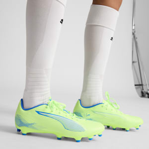ULTRA 5 PLAY Firm Ground/Artificial Ground Women's Soccer Cleats, Fizzy Apple-PUMA White-Bluemazing, extralarge