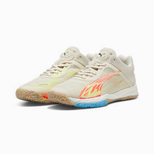 Accelerate NITRO™ SQD FOREVER.BETTER Men's Court Shoes, Alpine Snow-Neon Sun, extralarge
