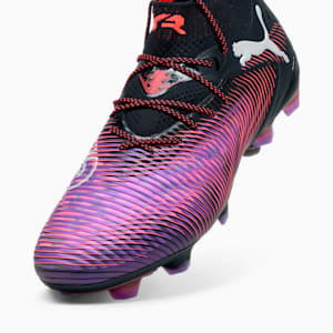 FUTURE 8 ULTIMATE Firm Ground Men's Soccer Cleats, PUMA Black-PUMA White-Glowing Red, extralarge