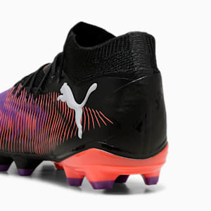 Botines de fútbol para suelo firme/artificial para hombre FUTURE 8 PRO, PUMA Black-PUMA White-Glowing Red, extralarge