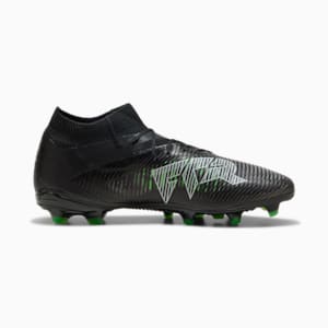 Botines de fútbol para suelo firme/artificial para hombre FUTURE 8 PRO, PUMA Black-Cool Light Gray-Fluo Green, extralarge