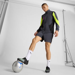 Tacos de fútbol FUTURE 8 PLAY FG/AG, PUMA Black-Cool Light Gray-Fluo Green, extralarge