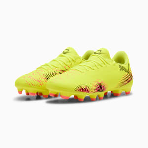 Tacos de fútbol FUTURE 8 PLAY FG/AG, Yellow Alert-PUMA Black-Sun Struck, extralarge