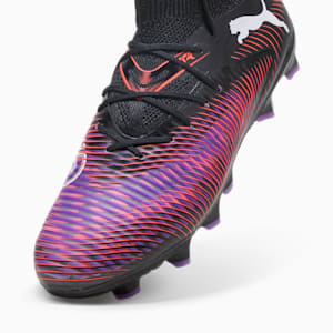Botines de fútbol para suelo firme/artificial para niños grandes FUTURE 8 PRO, PUMA Black-PUMA White-Glowing Red, extralarge