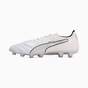 メンズ キング ミライ アルティメット II HG サッカースパイク, PUMA White-PUMA Silver-PUMA Black, extralarge-JPN