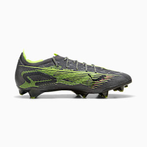 Botines de fútbol de suelo firme para hombre ULTRA 5 CARBON, Matte Aged Silver-Yellow Alert-Sun Struck, extralarge