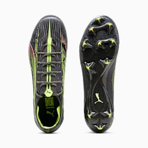Botines de fútbol para suelos firmes para mujer ULTRA 5 CARBON, Matte Aged Silver-Yellow Alert-Sun Struck, extralarge