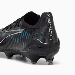 Tacos de fútbol para suelo firme ULTRA 5 ULTIMATE TRICKS, PUMA Black-PUMA Silver-Bright Aqua, extralarge