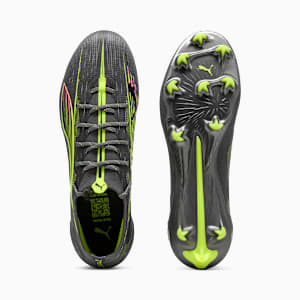 ULTRA 5 ULTIMATE Firm Ground Men's Soccer Cleats, Matte Aged Silver-Yellow Alert-Sun Struck, extralarge