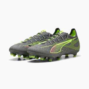 Botines de fútbol para suelo firme/artificial para hombre FUTURE 5 PRO, Matte Aged Silver-Yellow Alert-Sun Struck, extralarge