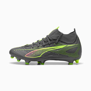 ULTRA 5 MATCH+ FG/AG Football Boots Women, Matte Aged Silver-Yellow Alert-Puma Aged Silver, large-GBR
