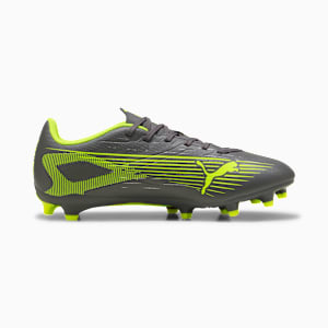 Tacos de fútbol FG/AG ULTRA 5 PLAY, Matte Aged Silver-Yellow Alert-Puma Aged Silver, extralarge