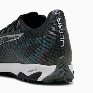 ULTRA 5 PRO CAGE Men's Soccer Cleats, PUMA Black-PUMA Silver-Bright Aqua, extralarge