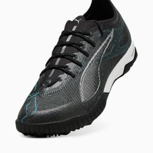Tacos de futbol ULTRA 5 PRO CAGE, PUMA Black-PUMA Silver-Bright Aqua, extralarge