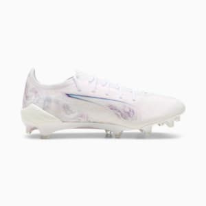 Chaussures de soccer à crampons pour terrain dur/terrain artificiel ULTRA 5 ULTIMATE BRILLIANCE Femme, PUMA White-PUMA Black-Spring Lavender, extralarge