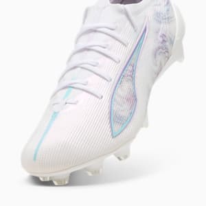 ULTRA 5 ULTIMATE BRILLIANCE Firm Ground Women's Soccer Cleats, PUMA White-PUMA Black-Spring Lavender, extralarge