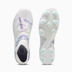 FUTURE 7 ULTIMATE BRILLIANCE Firm Ground/Artificial Ground Women's Soccer Cleats, PUMA White-PUMA Black-Spring Lavender, extralarge