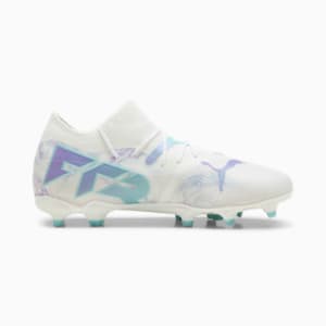 FUTURE 7 MATCH BRILLIANCE Firm Ground/Artificial Ground Women's Soccer Cleats, PUMA White-PUMA Black-Spring Lavender, extralarge