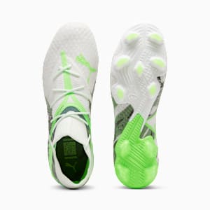 FUTURE 7 ULTIMATE CAMO Firm Ground/Artificial Ground Men's Soccer Cleats, PUMA White-Green Glare-Green Moss-Dusty Green-Eucalyptus, extralarge
