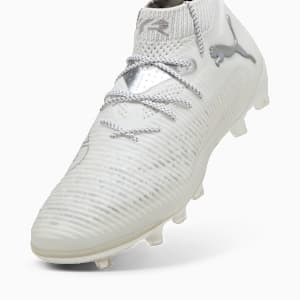 メンズ フューチャー 8 アルティメット AG サッカー スパイク, PUMA White-Matte Silver, extralarge-JPN