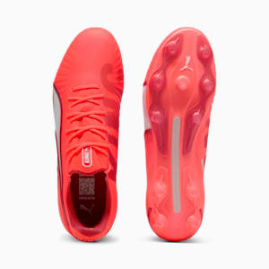 Botines de fÃºtbol  suelo firme/artificial KING ULTIMATE, Glowing Red-PUMA White-Red Fire, extralarge