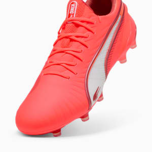 Botines de fÃºtbol  suelo firme/artificial KING ULTIMATE, Glowing Red-PUMA White-Red Fire, extralarge