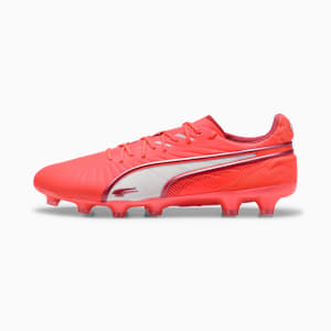 メンズ キング アルティメット HG サッカー スパイク, Glowing Red-PUMA White-Red Fire, extralarge-JPN
