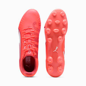 メンズ キング アルティメット HG サッカー スパイク, Glowing Red-PUMA White-Red Fire, extralarge-JPN
