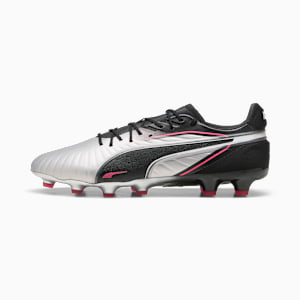 メンズ キング アルティメット HG サッカー スパイク, PUMA Silver-PUMA Black-Sun Struck-PUMA White, extralarge-JPN