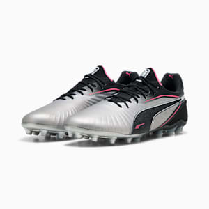 メンズ キング アルティメット MG サッカー スパイク, PUMA Silver-PUMA Black-Sun Struck-PUMA White, extralarge-JPN