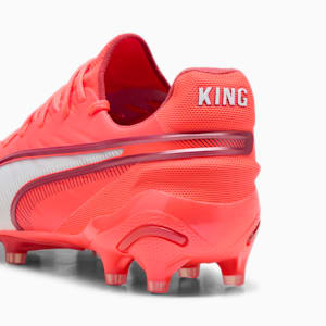 Botines de fútbol para suelo firme/artificial para mujer KING ULTIMATE, Glowing Red-PUMA White-Red Fire, extralarge