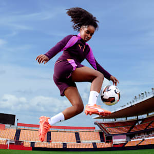 Botines de fútbol para suelo firme/artificial para mujer KING ULTIMATE, Glowing Red-PUMA White-Red Fire, extralarge