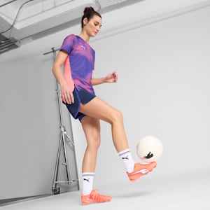 Botines de fútbol para suelo firme/artificial para mujer KING ULTIMATE, Glowing Red-PUMA White-Red Fire, extralarge