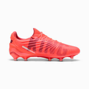 Botines de fútbol para suelo firme/artificial para mujer KING ULTIMATE, Glowing Red-PUMA White-Red Fire, extralarge