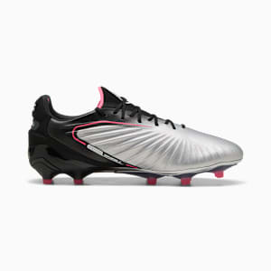 Botines de fútbol para suelo firme/artificial para mujer KING ULTIMATE, PUMA Silver-PUMA Black-Sun Struck-PUMA White, extralarge